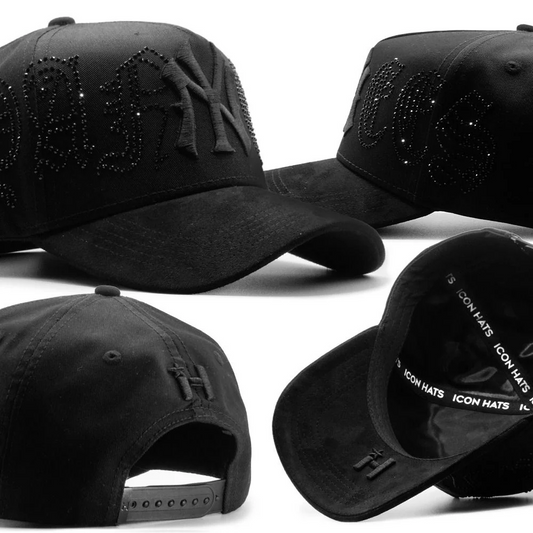 ICON HATS "NY Yankees Crystal Black" CAP